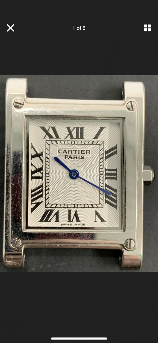 how to authenticate a vintage cartier watch