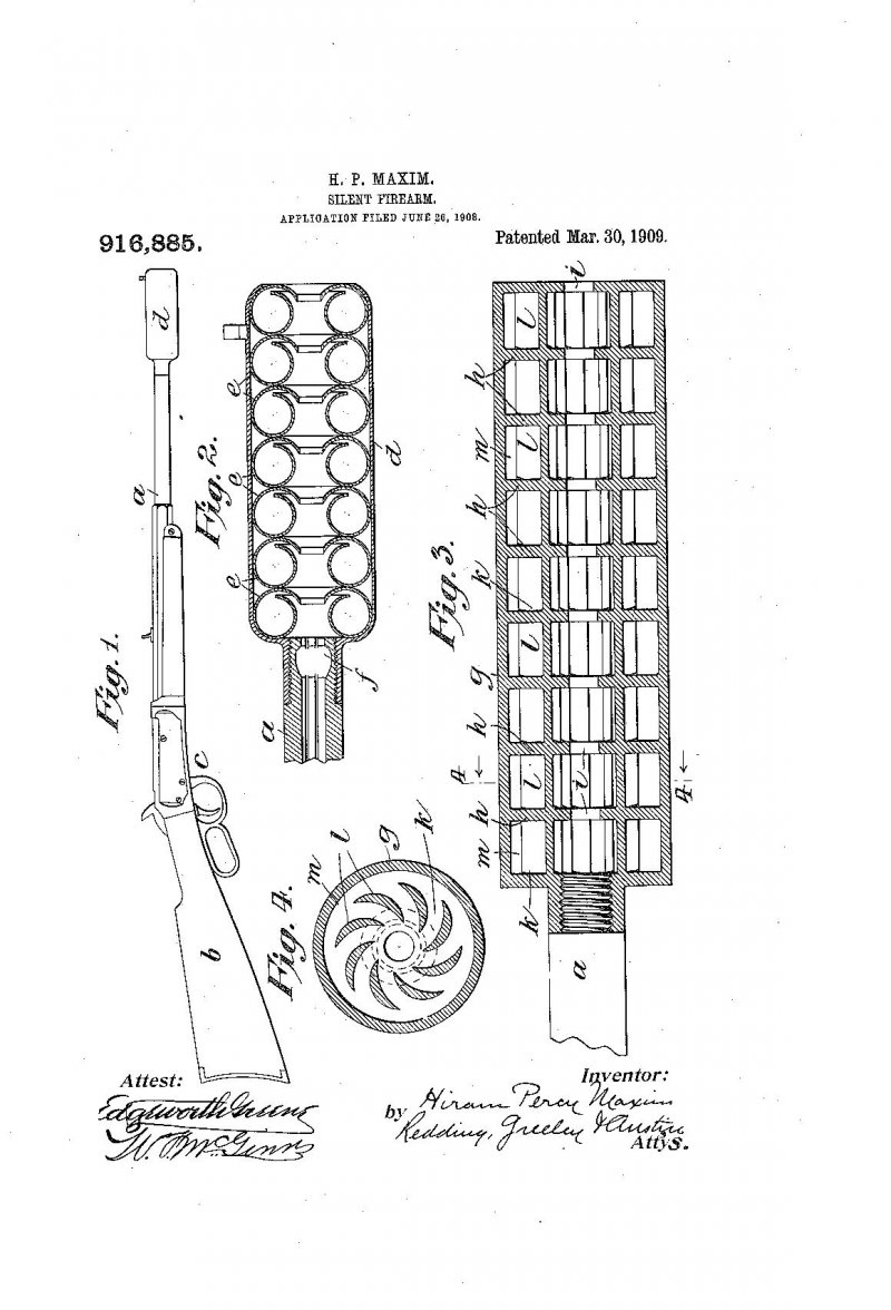 Maxim silencer patent 916885-page-001.jpg Maxim silencer patent 916885-page-001.jpg