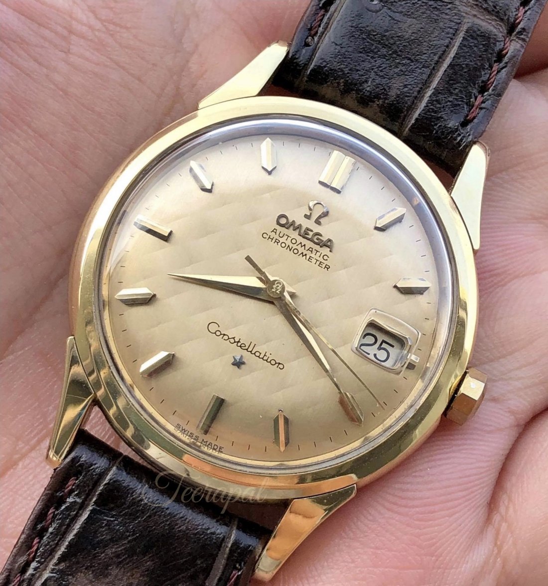 My new ref.14777 (jumbo) with uncommon dial | Omega Forums