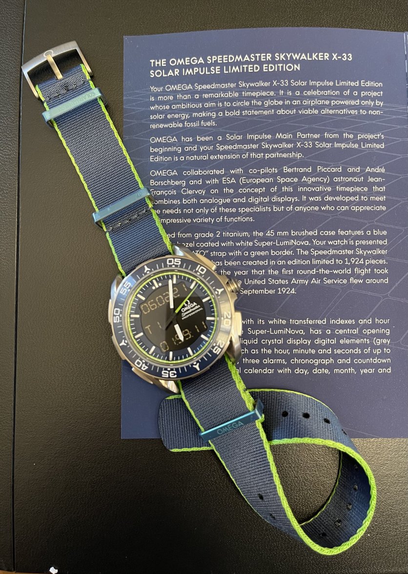 omega x33 solar impulse