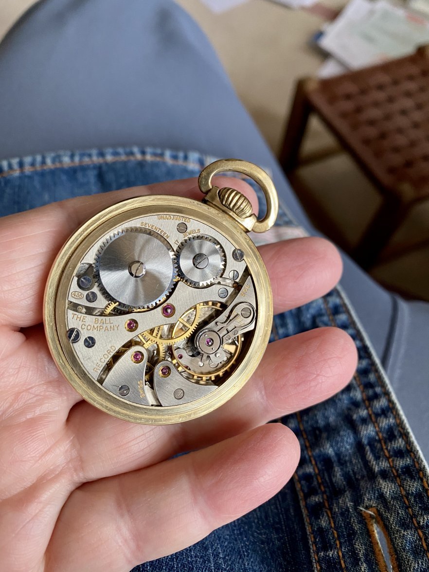 Record pocket clearance watch