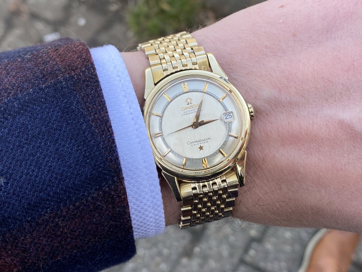 SOLD - Omega Constellation Calendar 14393 Railtrack Dial + BoR -1350â¬- | Omega Forums