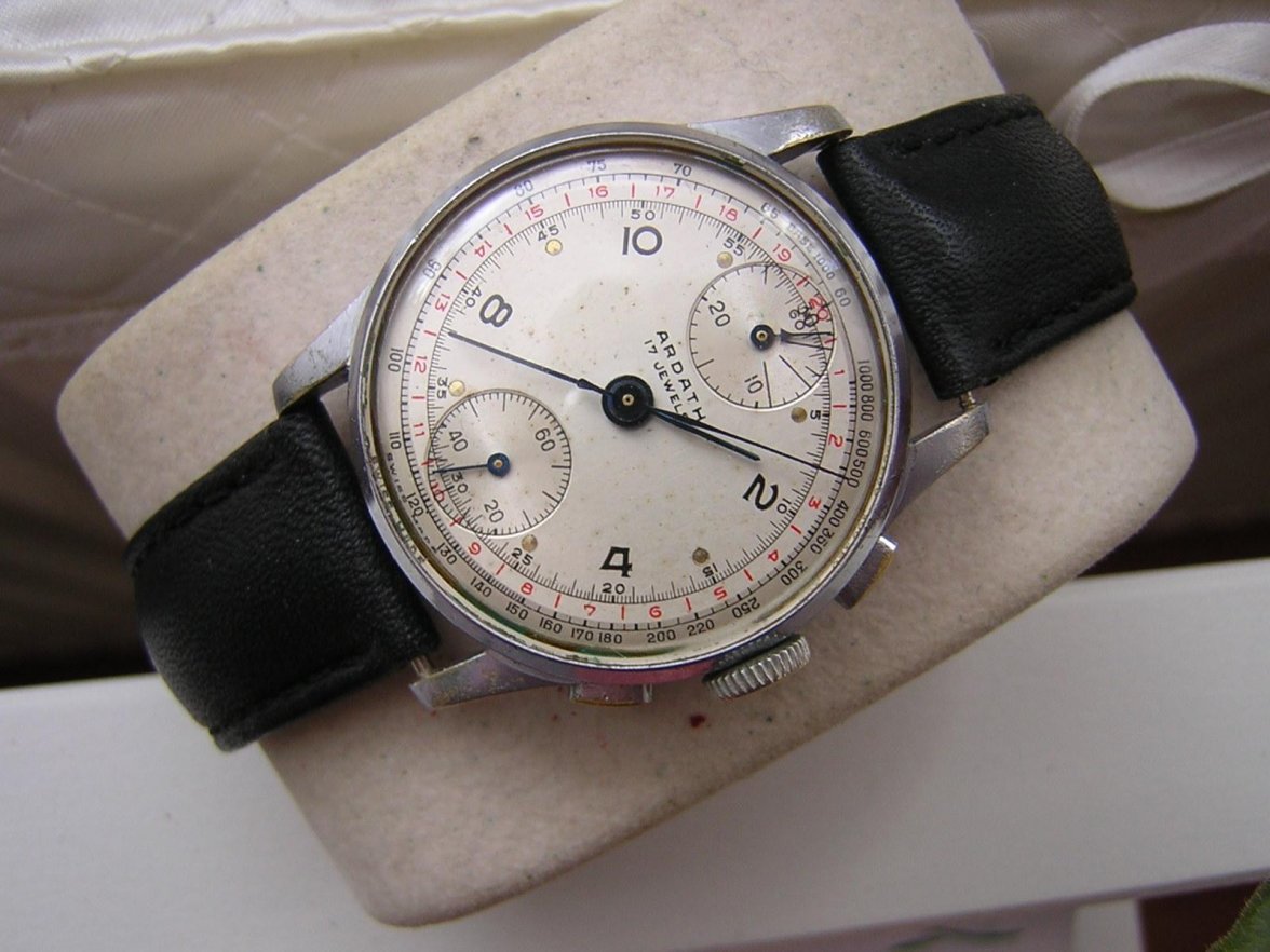 1950s Vintage Ardath/ New Ardath dress watch fancy lug 60年代中古正裝表, 名牌, 手錶-  Carousell