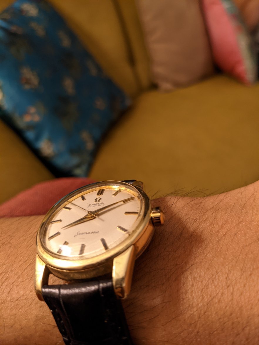 Omega seamaster gold online 1960s