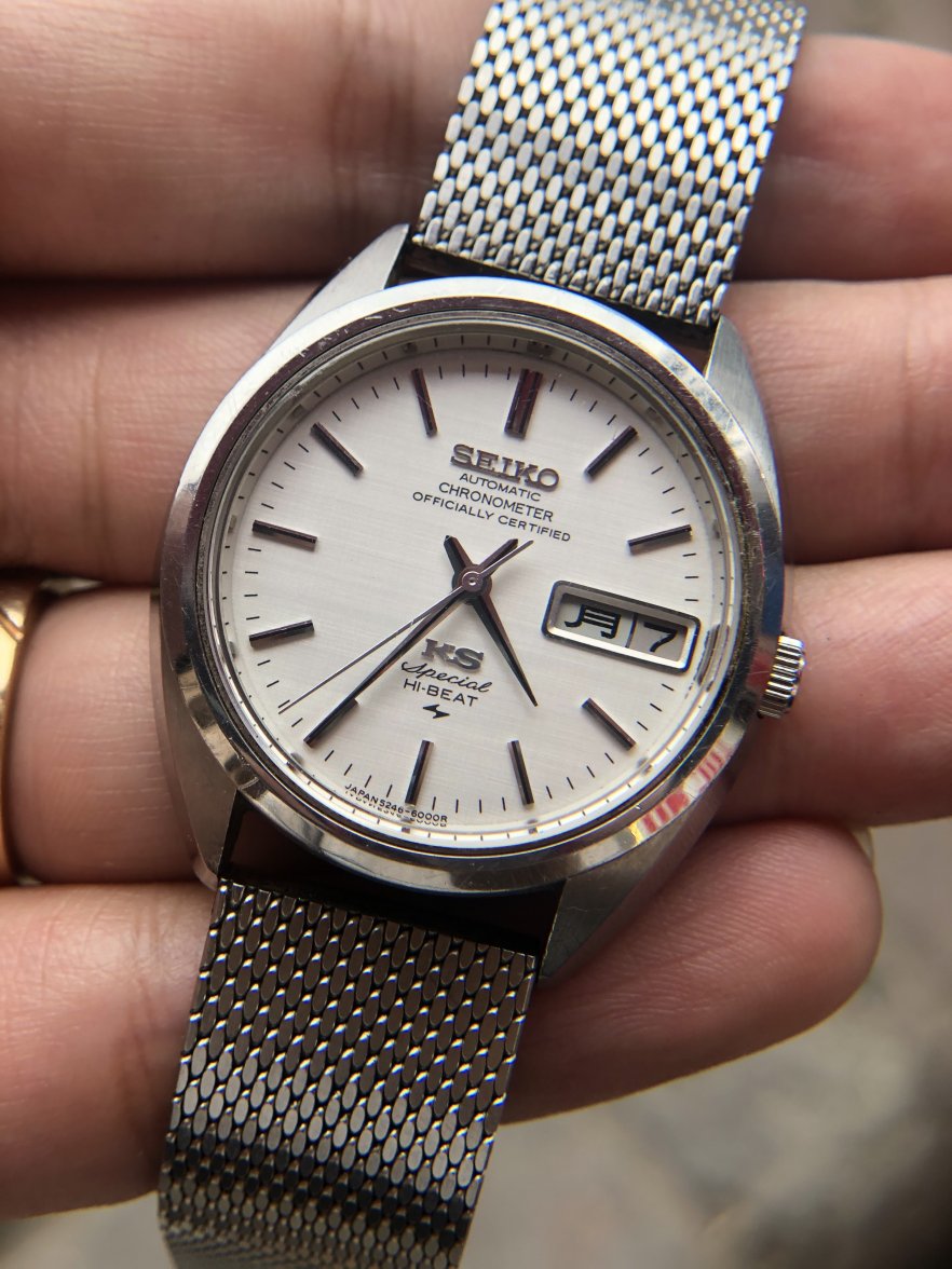 SOLD - King Seiko Special Chronometer 5246-6000 Linel dial - €470 | Omega  Forums