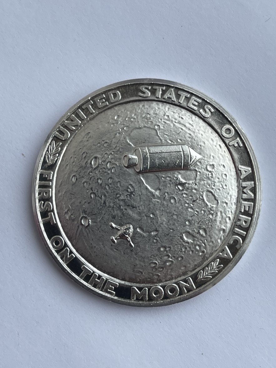 WITHDRAWN - Fine Silver .999 Apollo 11 Coin AD ASTRA PER ASPERA | Omega ...