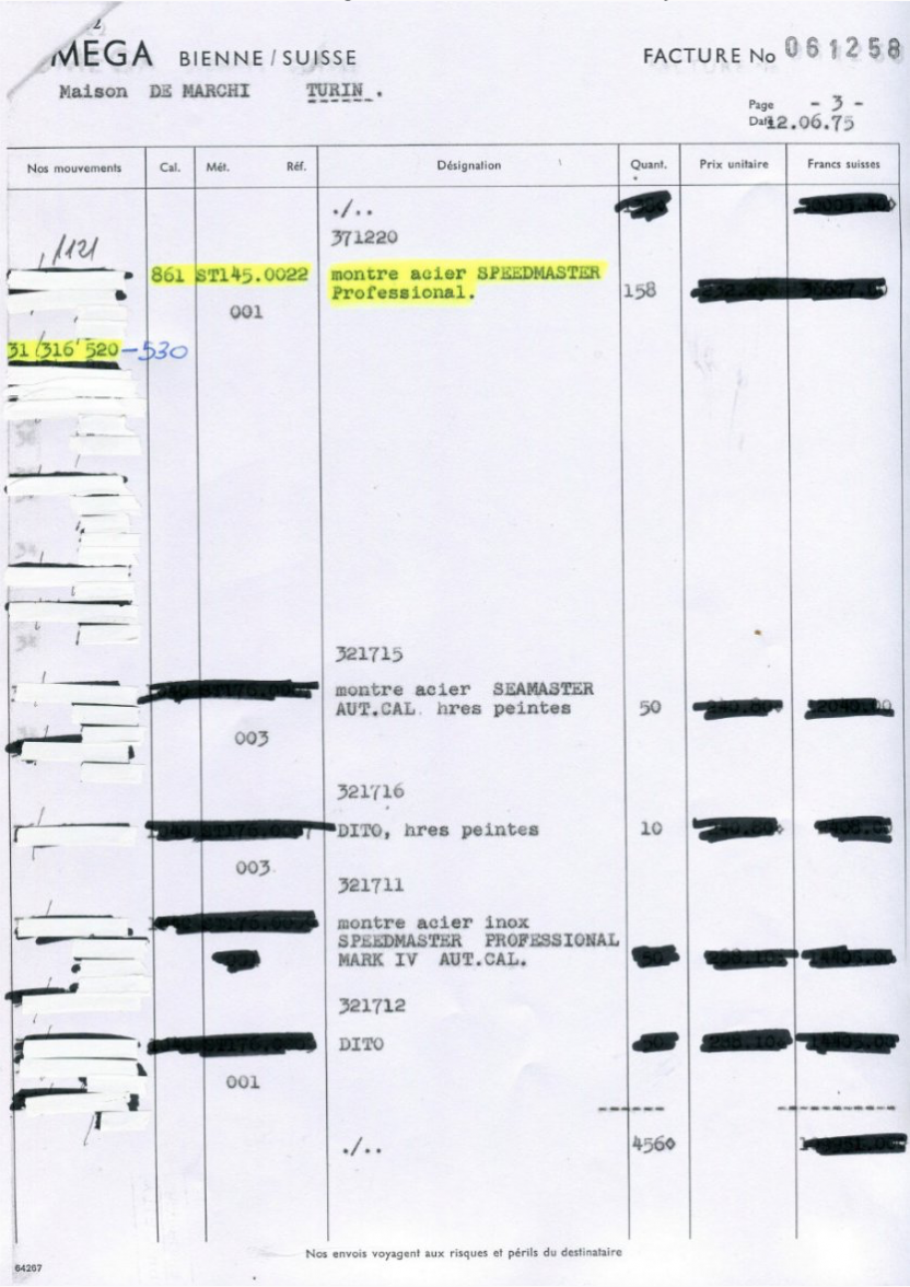 Omega Invoice De Marchi watches.png