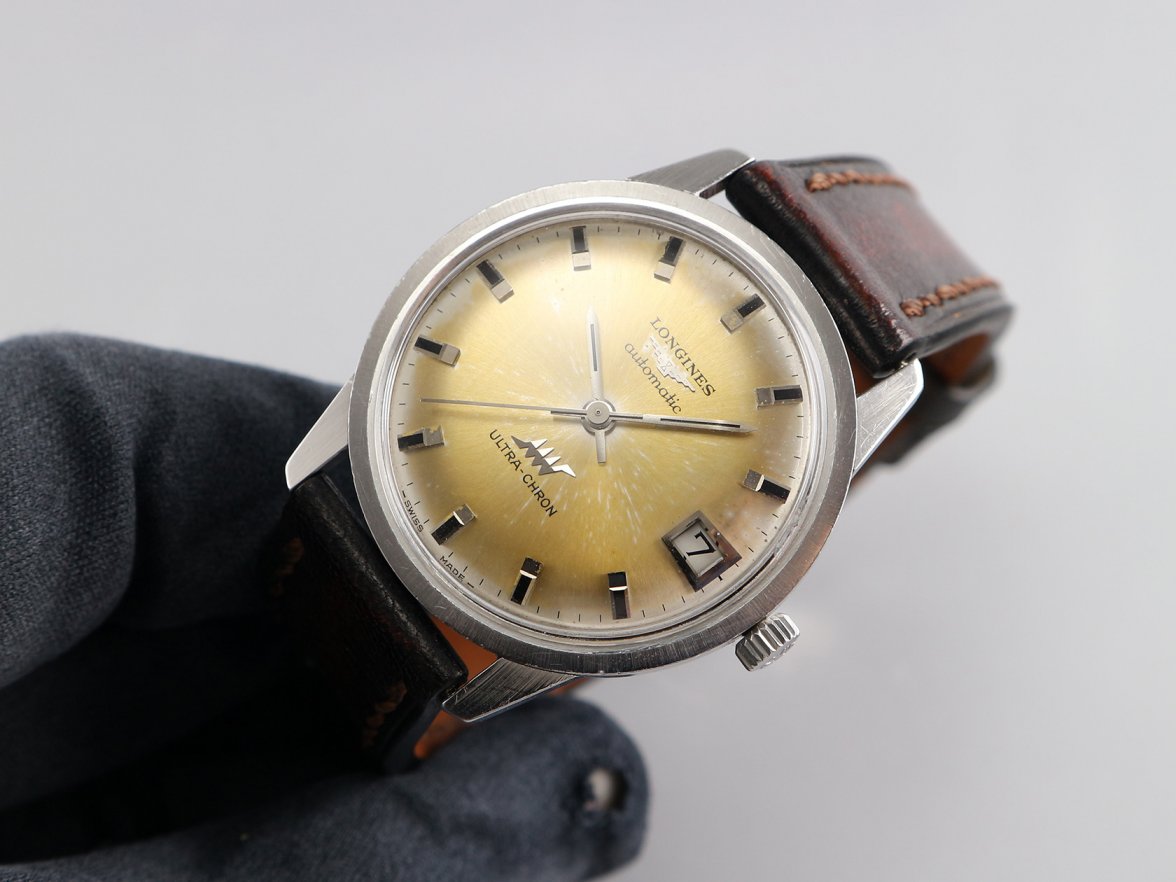 SOLD Nice 1967 Longines Ultra Chron Ref. 7827 with kool Tropical