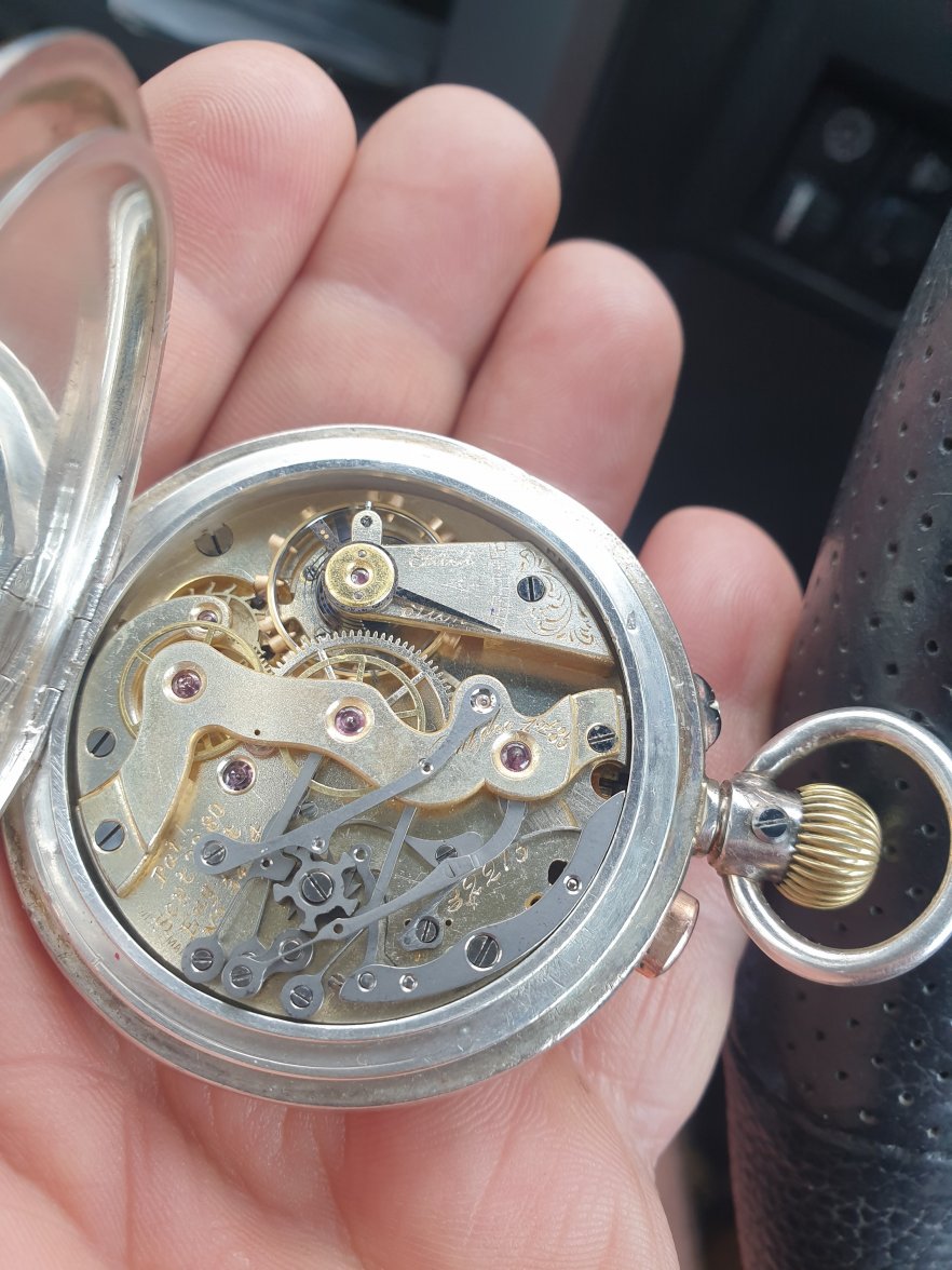 Early pocket watch chronograph movement identification.... Omega Forums