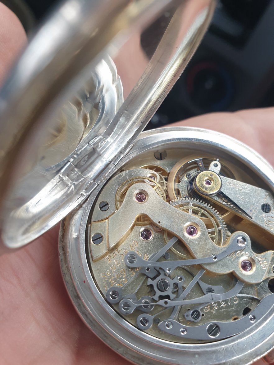 Early pocket watch chronograph movement identification.... Omega Forums