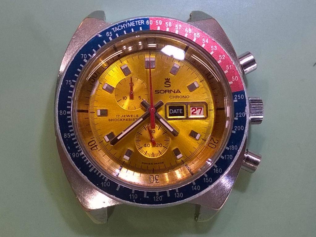 SOLD c1974 Sorna manual wind men's watch - Birth Year Watches