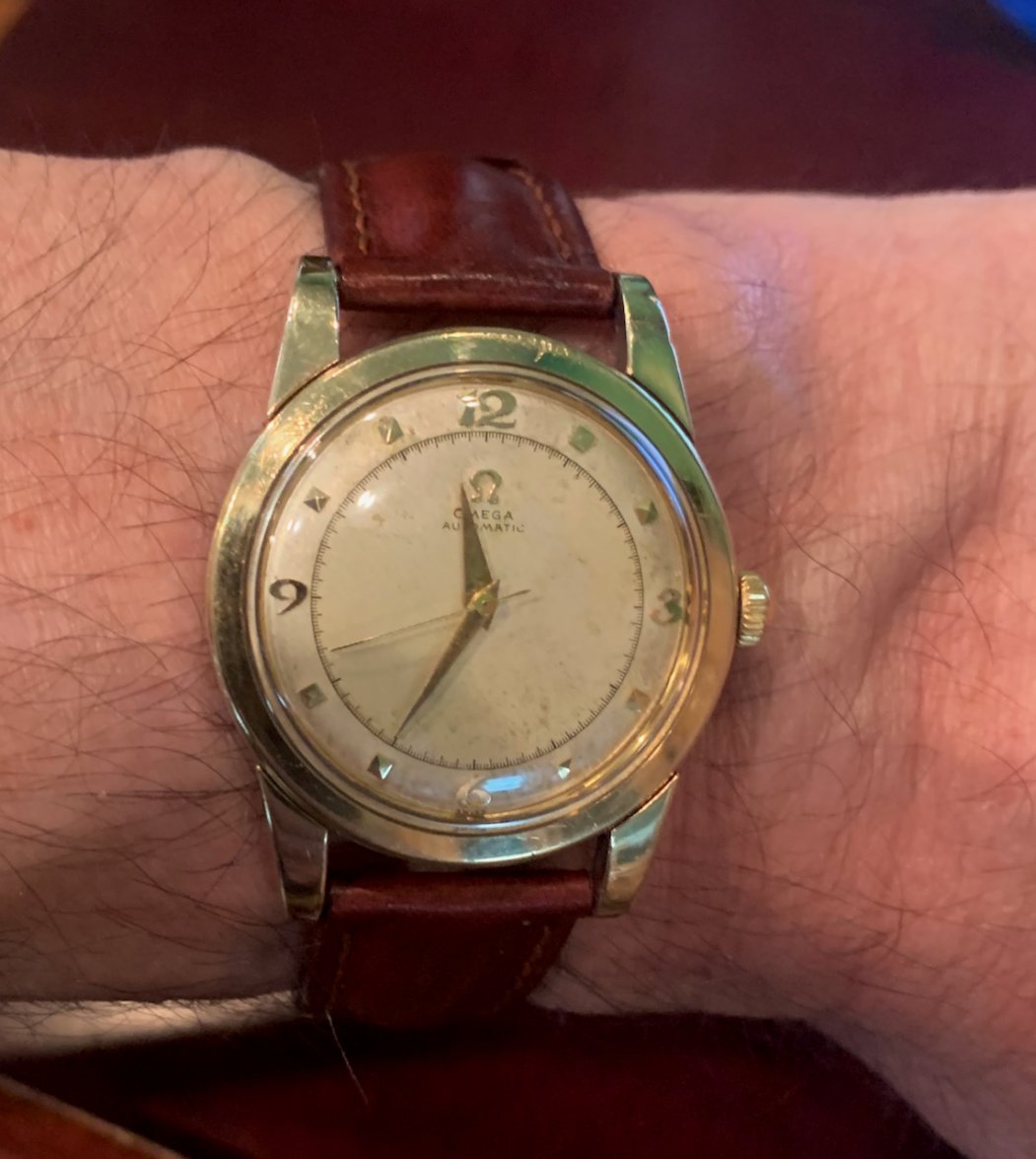 dad's omega on wrist.jpeg