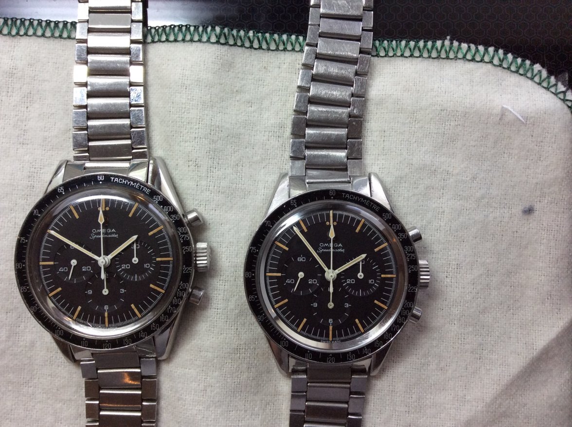 Speedmaster 105.002-62 Identical Twins separated at birth but reunited ...