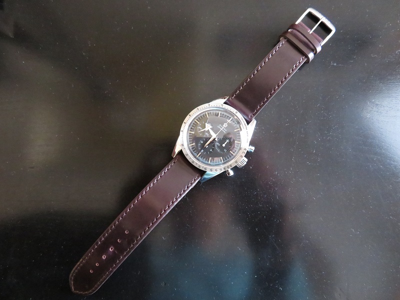 My Omega 60th Anniv Speedmaster on Nomos.jpg