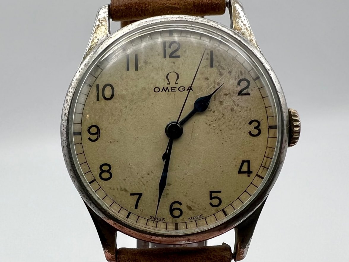 War II Omega RAF Military Pilot Watch 