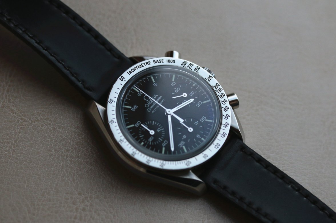 Speedmaster reduced rubber discount strap