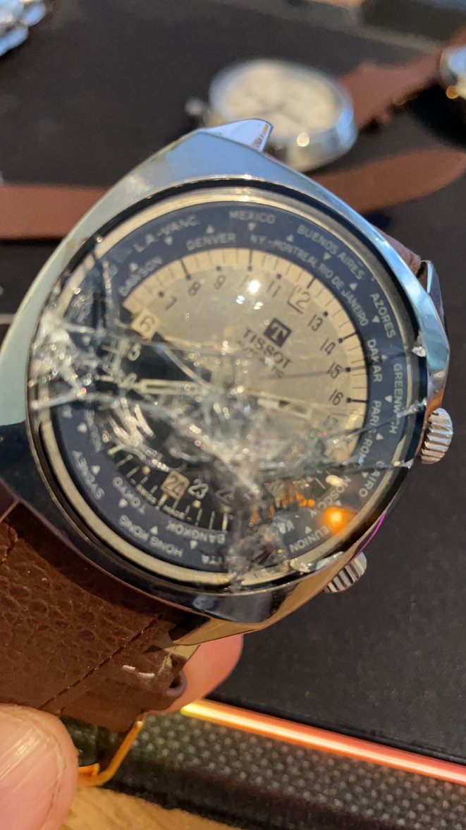 Tissot Navigator Worldtimer Help required to replace crystal