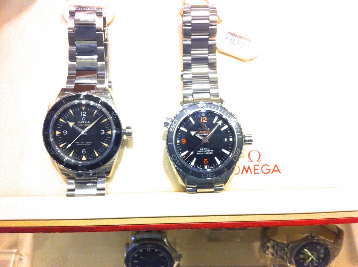 OMEGA Boutique SEAMASTERS 300 & 600M.JPG