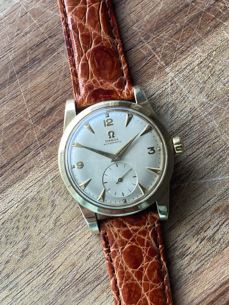 1949 Omega Seamaster 2576 in solid gold 