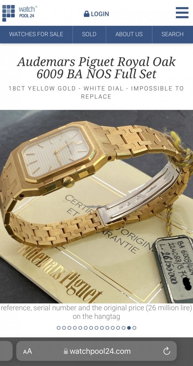 Audemars Piguet Royal Oak Gold 56049 Omega Forums