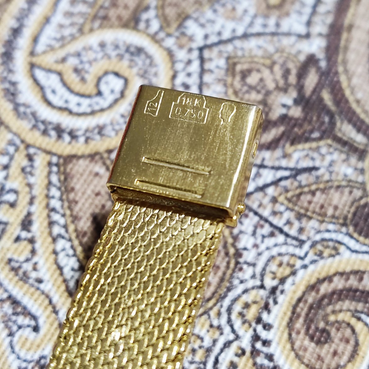 Gold watch bracelet on sale 18k