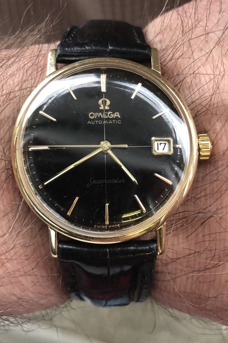 Omega seamaster deville outlet crosshair