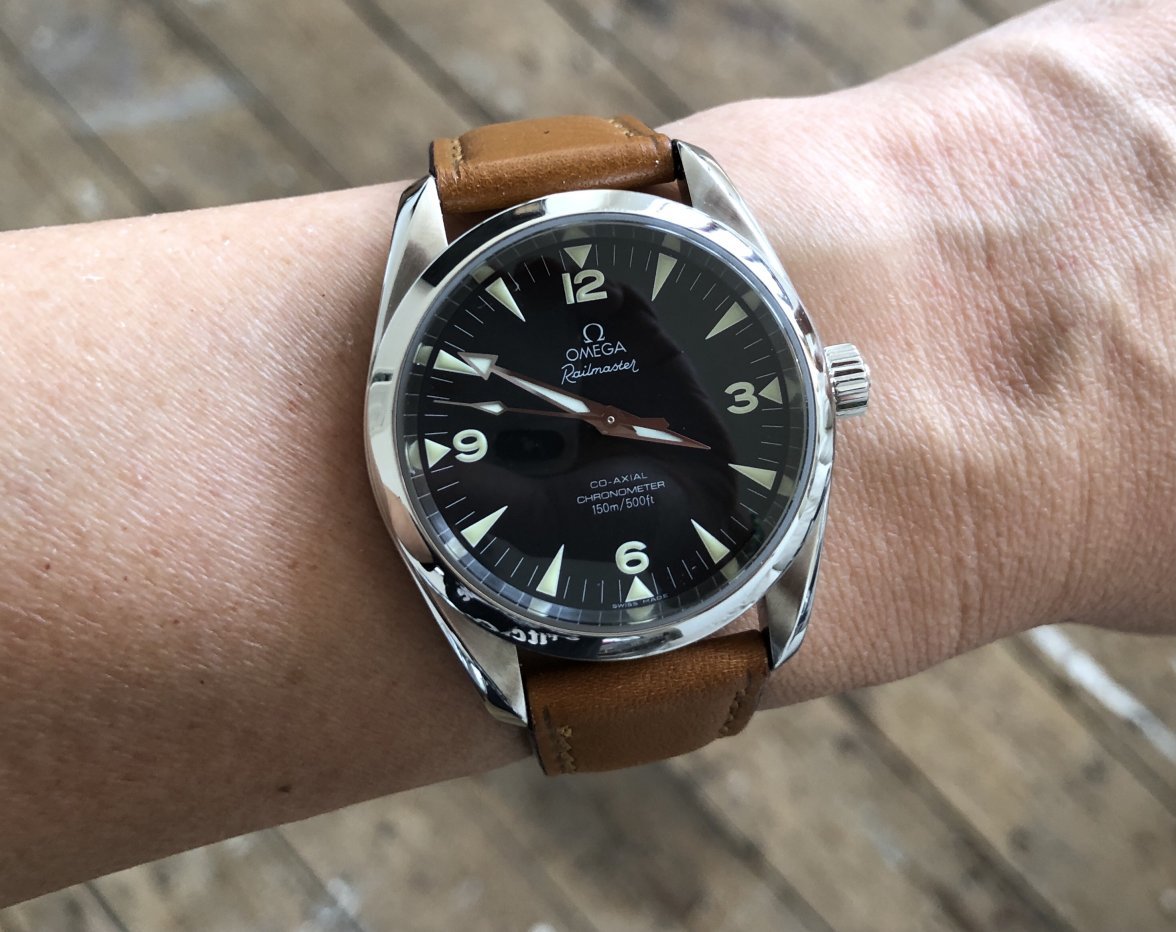 Omega 36mm clearance railmaster