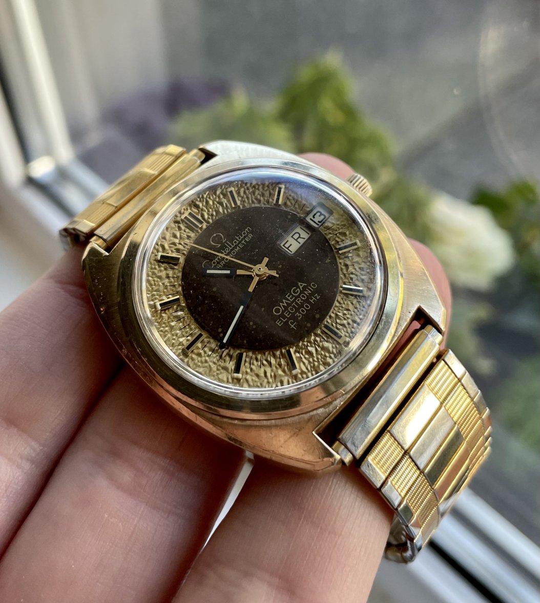 SOLD - Vintage Omega Constellation Electronic F300 Hz Stardust