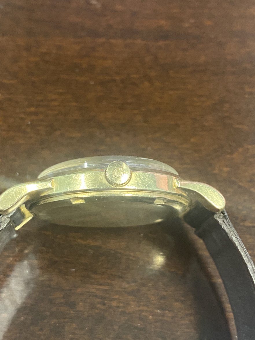 Omega 14K Automatic - Right Side View with Crown.JPG