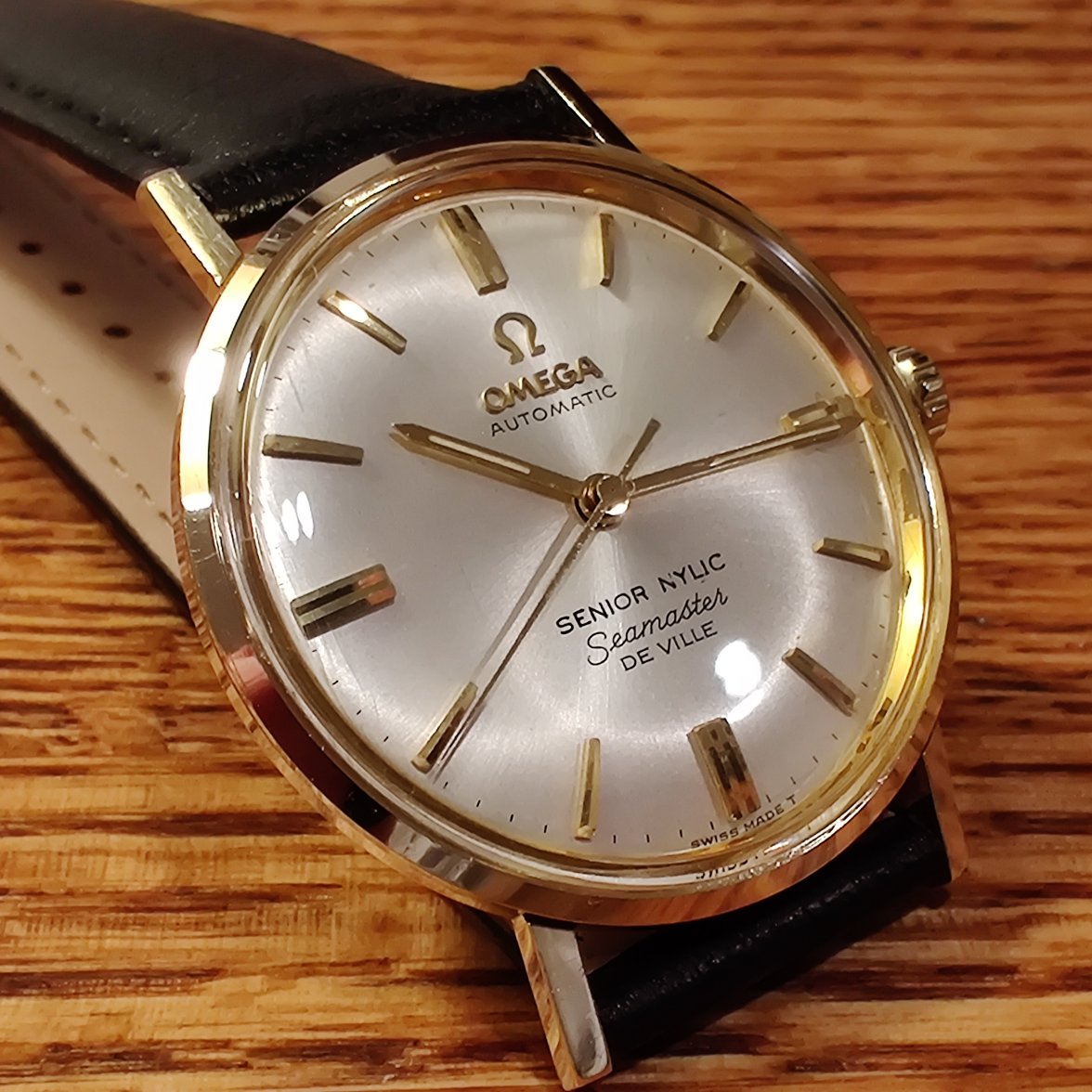 1966 Omega Seamaster DeVille 14k Solid 