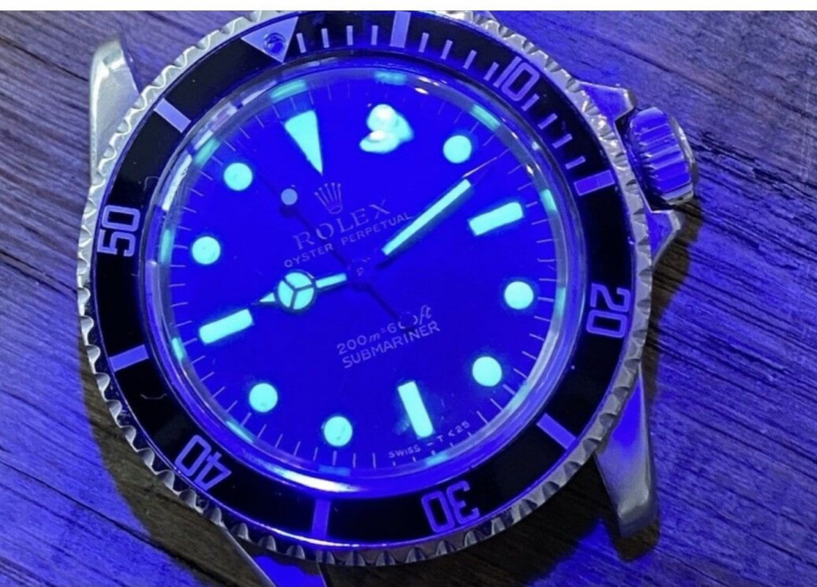 Rolex sale submariner lume