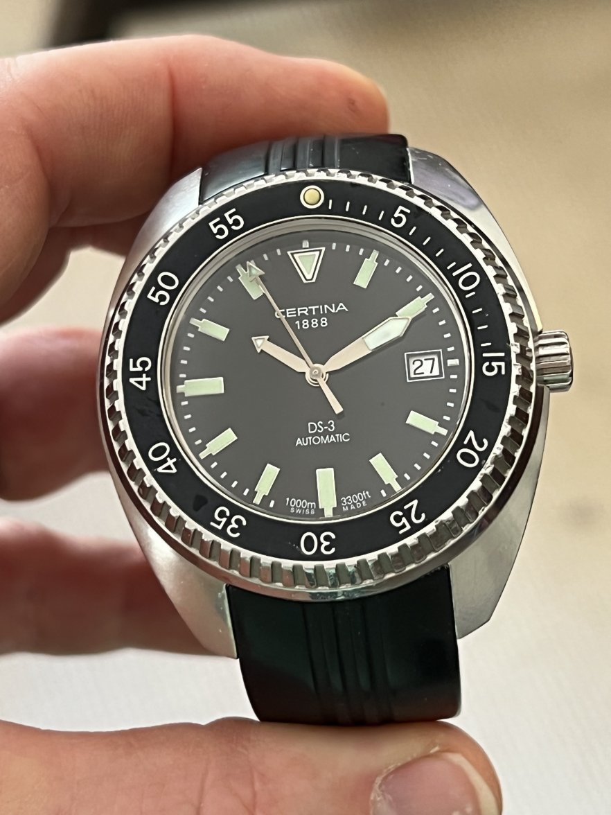 certina ds3 automatic 1000m