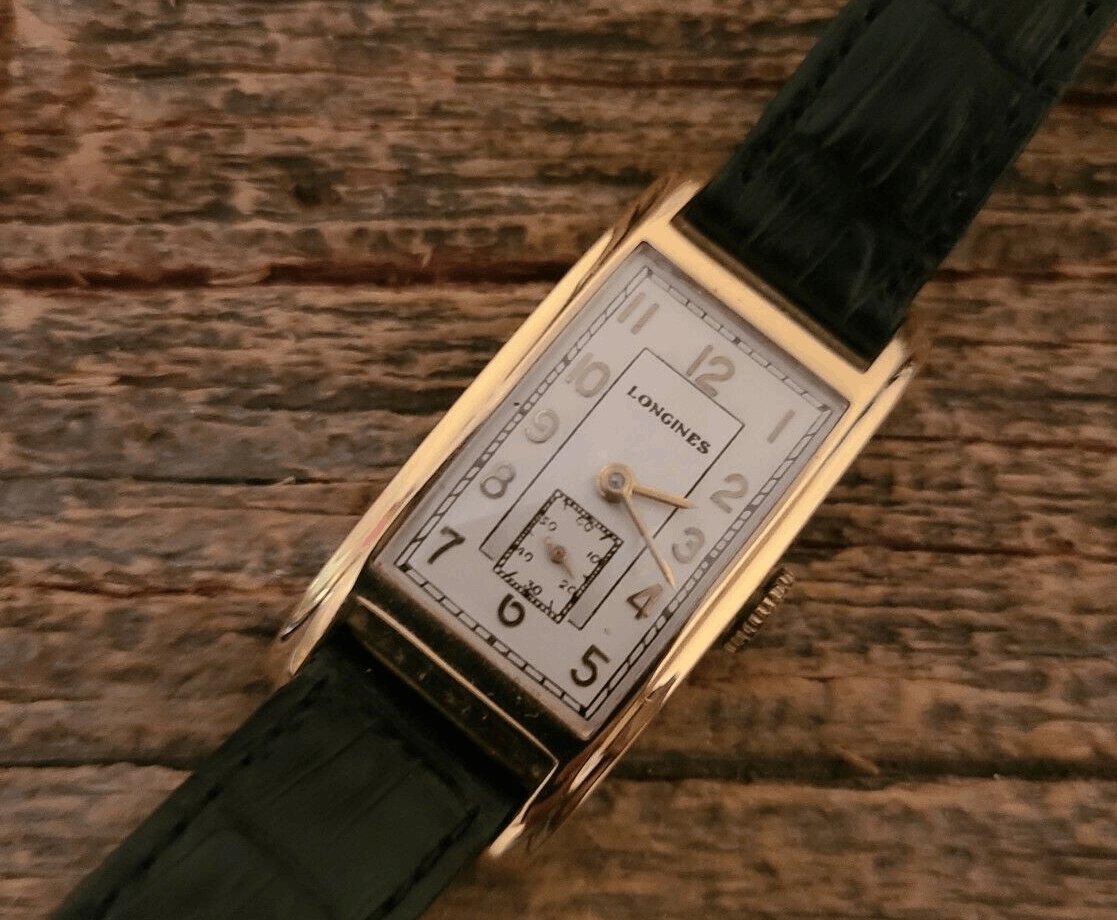 Longines rectangular discount