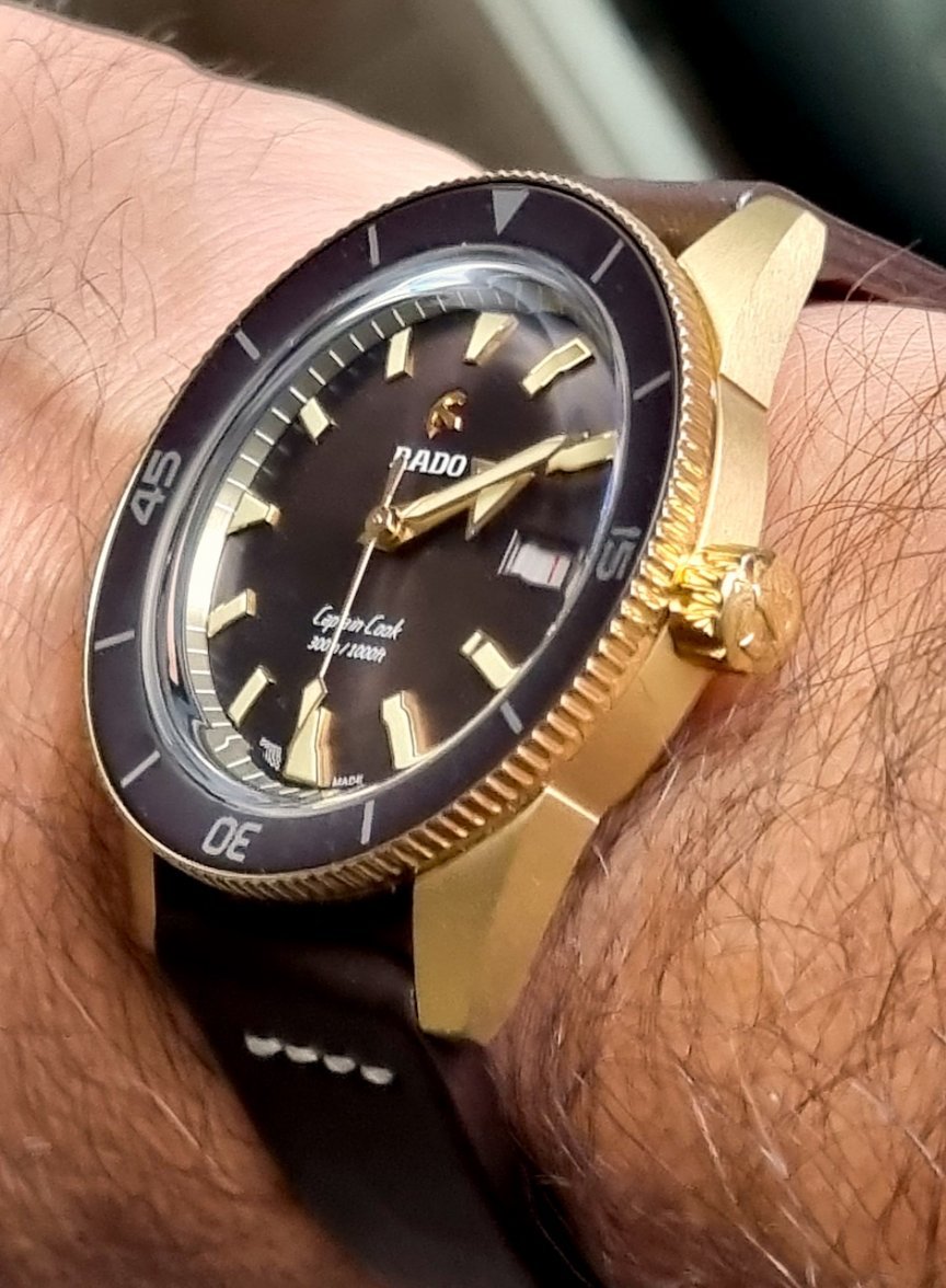 Rado captain cook online bronze patina