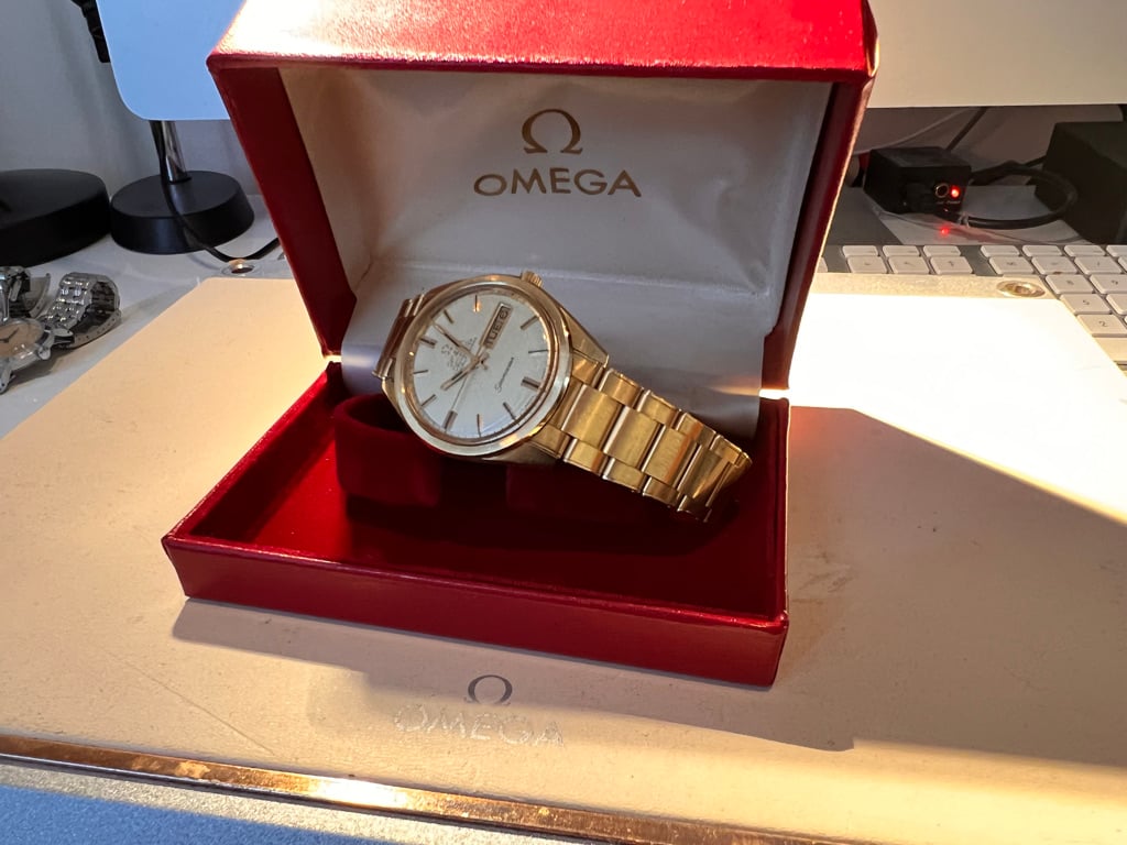 Omega cheap gold bracelet