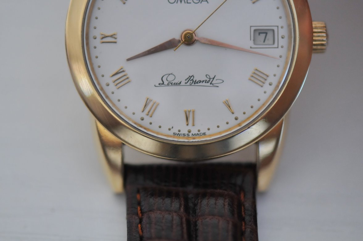 18k Gold Omega Louis Brandt, Oozing sophistication and vintage charm, just  listed, get it before it's gone., By vintagewatchspecialist.com