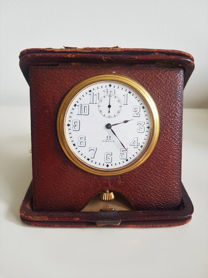 SOLD Omega Folding Travel Clock Omega Forums