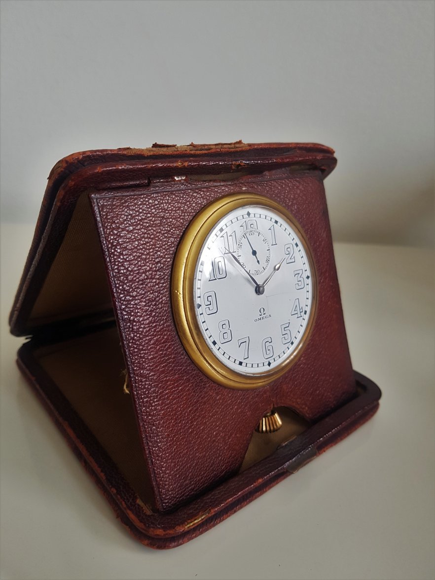 SOLD Omega Folding Travel Clock Omega Forums