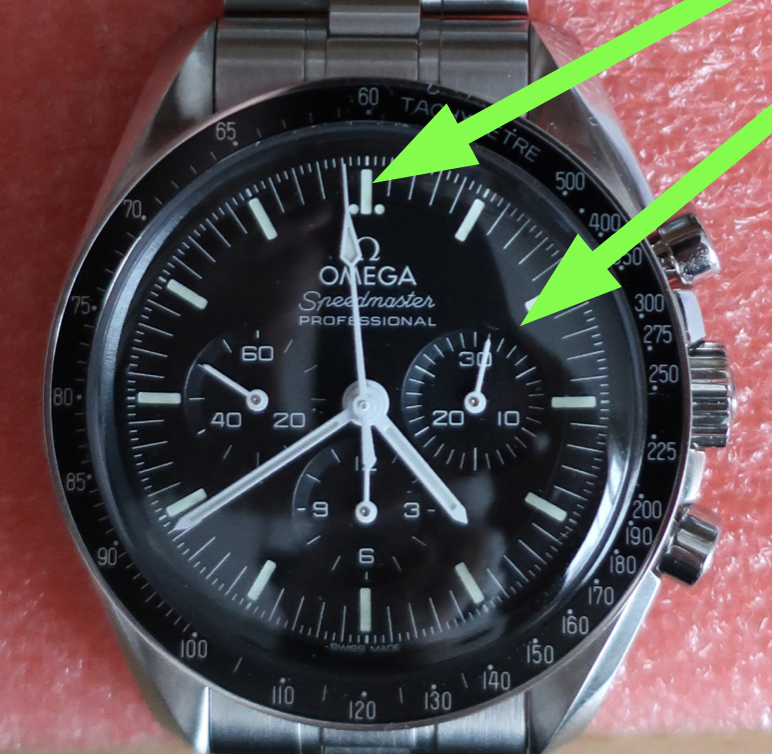 Speedmaster 3861 movement - minute 