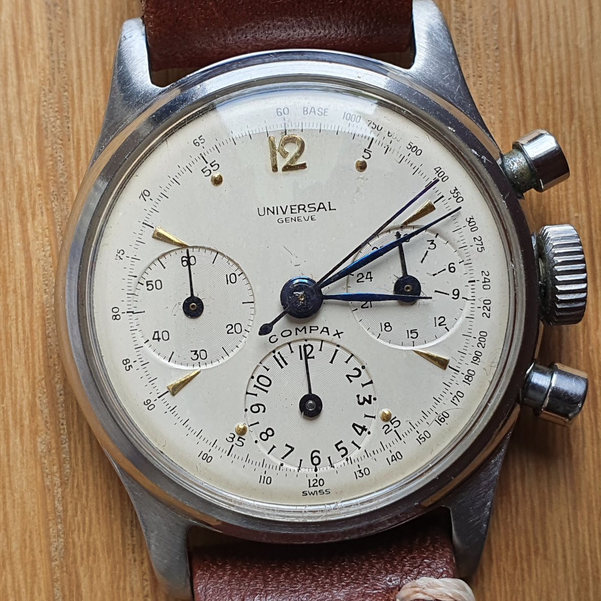 Help with Universal Geneve Compax 22278 dial authentication. | Omega Forums