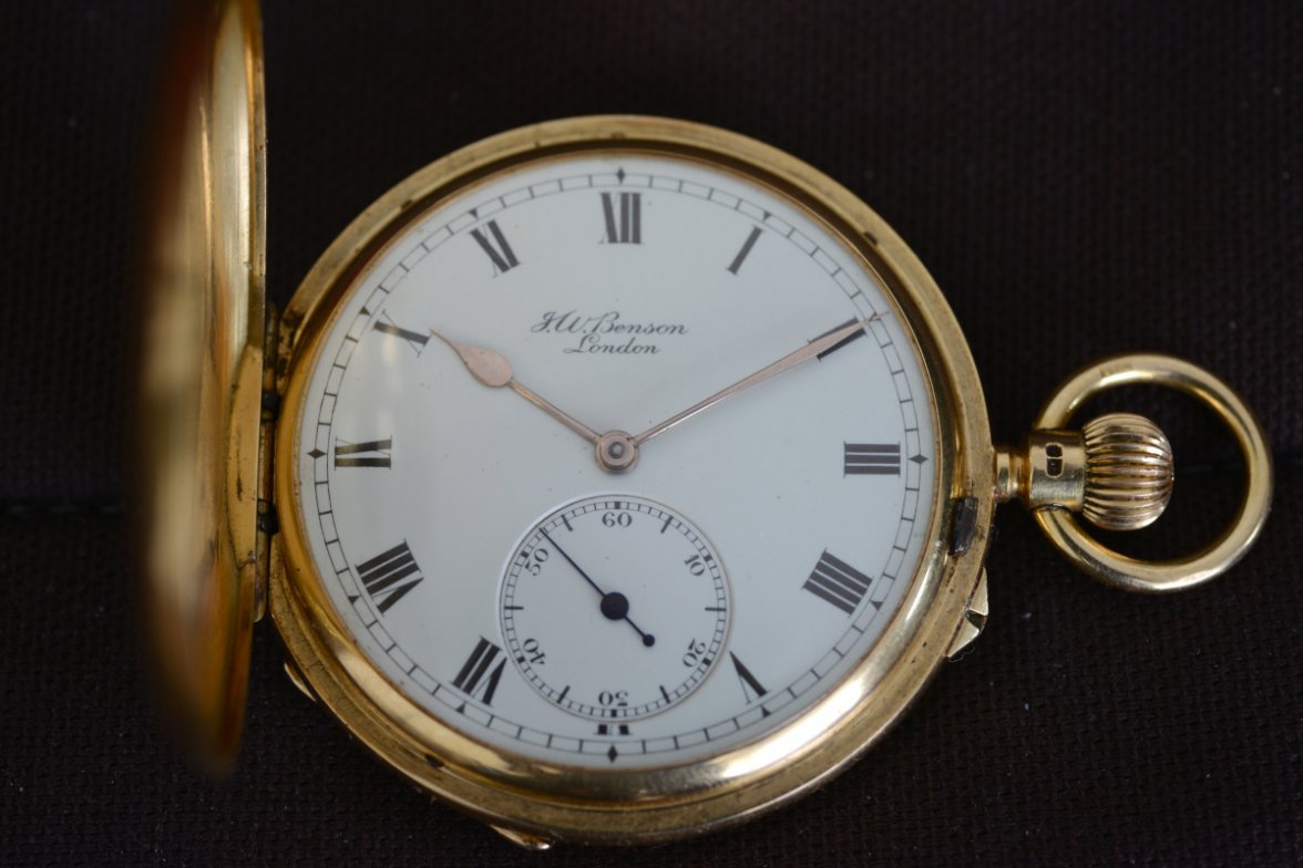 Some questions about a 18k JW Benson Ludgate pocket watch Omega