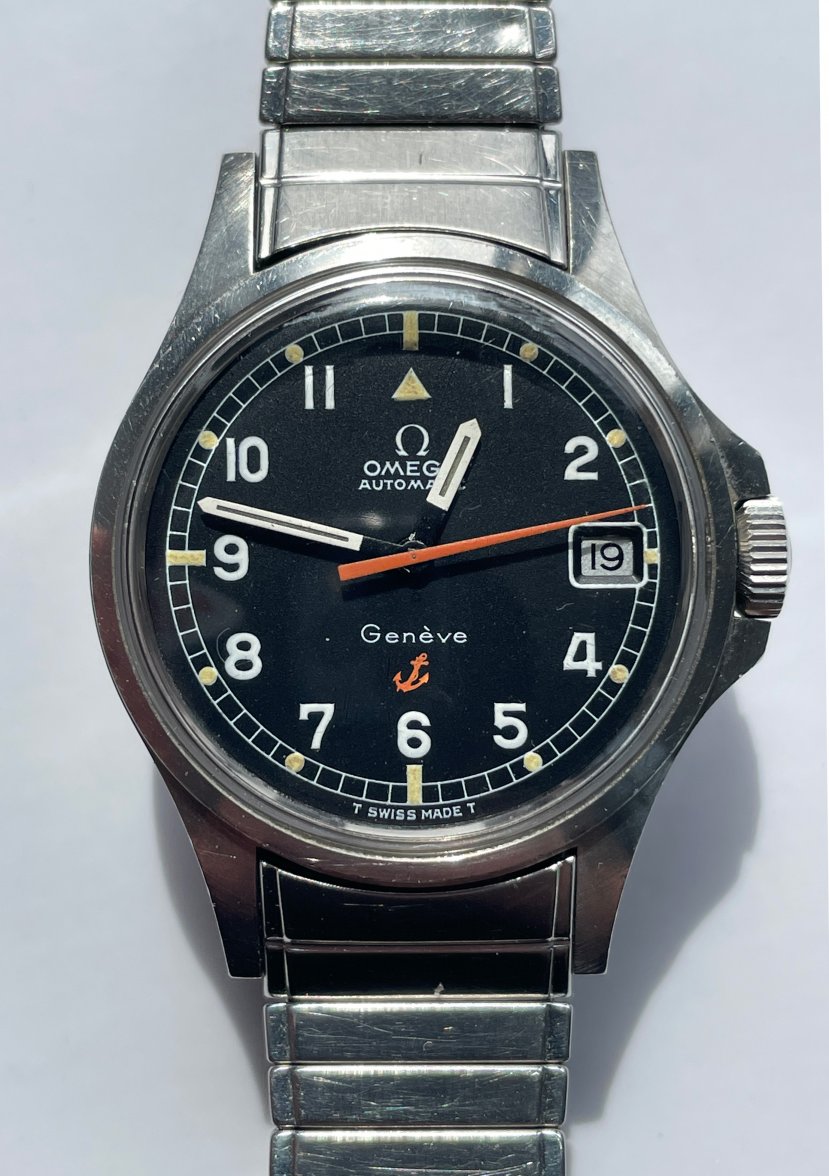 SOLD - Omega Admiralty 166.038 first execution w/ military dial | Omega  Forums