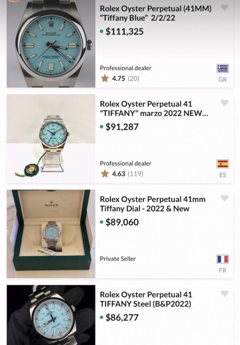 The Sad Truth About the Tiffany Rolex Oyster Perpetual 