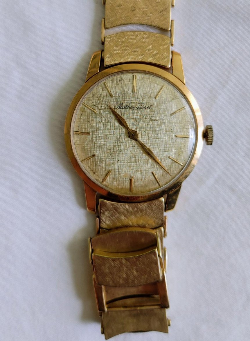Help with my Grandfather's vintage Mathey-Tissot gold watch ? | Omega Forums