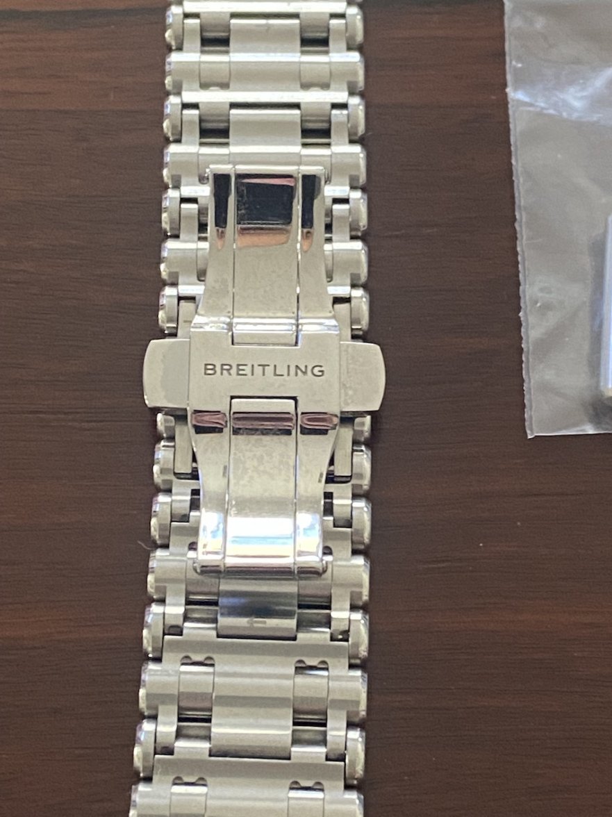 Stainless Steel Breitling Bracelet Strap For Sale at 1stDibs | breitling  wrist band, breitling metal bracelet, breitling bracelet 22mm