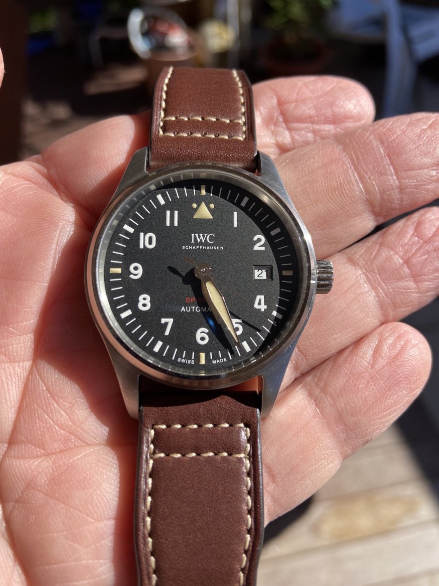 SOLD IWC spitfire IW326803 in immaculate condition as new