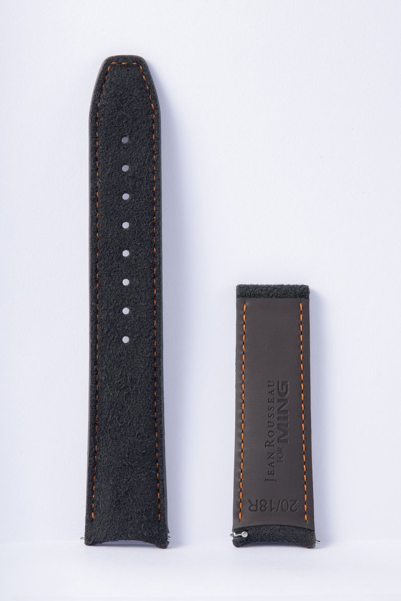 Ming Strap 20MM REGULAR BLACK ALCANTARA W ORANGE.jpg