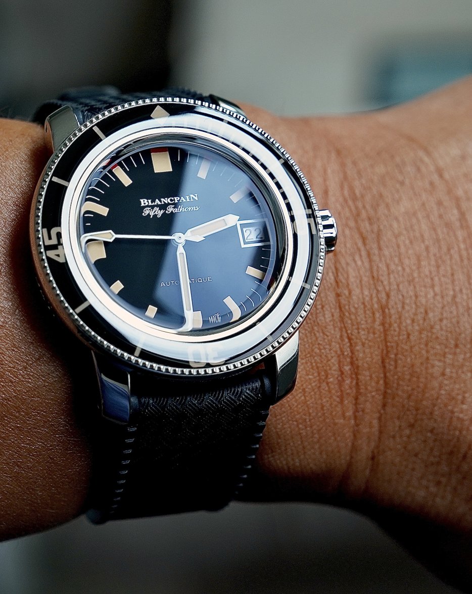 Blancpain fifty fathoms too large Omega Forums