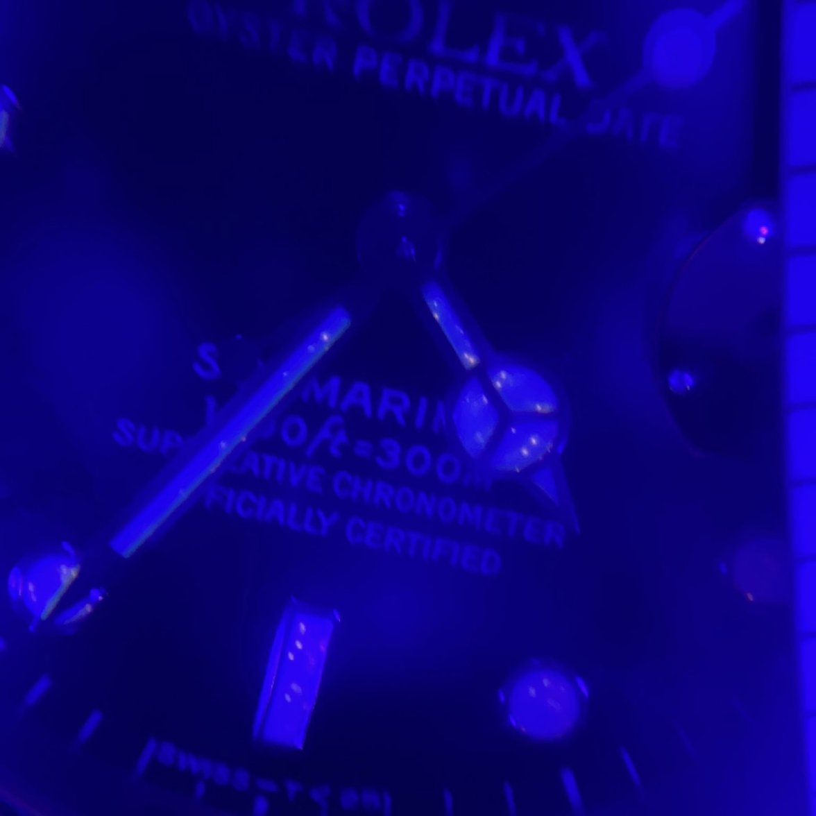 Tritium 1996 Submariner Date 16610 with 'flaky lume'; legit? Omega Forums