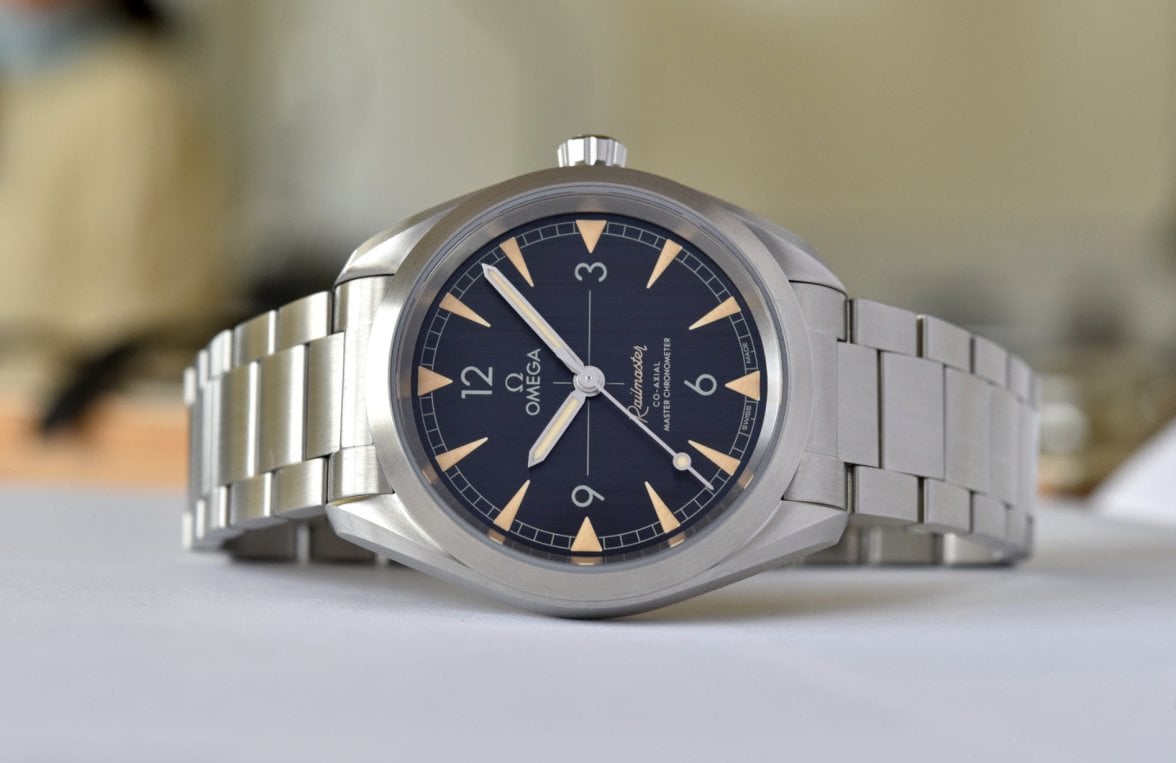 Omega railmaster black hot sale